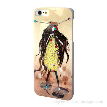 Protection Case with Transfer Print for iPhone 5, Uses Water Transfer Printing Tech